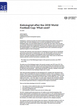Kaliningrad after the 2018 World Football Cup: What next?